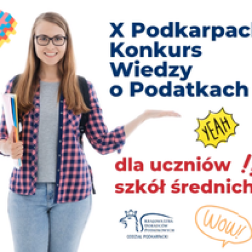 Odwołany X Podkarpacki Konkurs Wiedzy o Podatkach