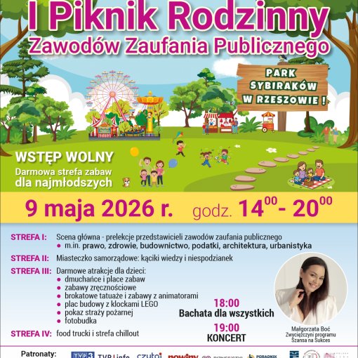 PLAKAT_piknik rodzinny zawodów zaufania publicznego 2026